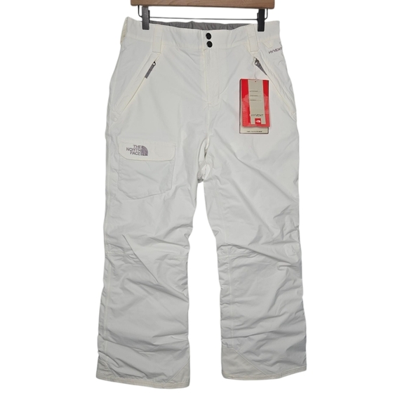 The North Face Youth Girls HyVent White Freedom Insulated Snow Pants Size XL 18 - Picture 1 of 15